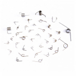 20 vnt. Vielos skersmuo 0,3 mm Mikro Mini 304 nerūdijančio plieno Torsiono spyruoklė Papuo&scaron;alams 304 Stainless steel