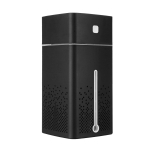 Buitinis oro valytuvas esminių aromatų aliejaus difuzorius 7 spalvų LED nakties &scaron;viesos valytuvas biuro automobilių kambario ultragarsinis USB keitimas juoda