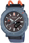 Casio Pro Trek PROTREK PRJ-B001B-2JF Vyri&scaron;kas Hiker linijos laikrodis su Bluetooth, Tough Solar, pagamintas i&scaron; biomasės plastiko, su bungee laido apyranke, dulkėtos mėlynos spalvos, originalus Japonijos vidaus rinkai black