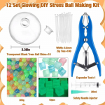 Tpr Tu&scaron;čia Kamuoliuko Oda Pasidaryk Pats Squishy Streso Mal&scaron;inimo Rinkinys Skaidrus Užpildomas Rankų Darbo Reikmenys Individualiems Fidget Žaislams