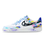 Nike Court Vision 1 Neslystantis Amortizuojantis Atsparus Dilimui Žemi Teniso Batai Unisex Balti Mėlyni DH2987-101(Komanda656-) 44 white