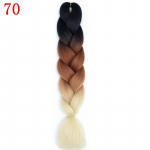 &bdquo;Ombre&ldquo; sintetiniai pynimo plaukai Galimi nerti plaukų priauginimai &bdquo;Jumbo Braids&ldquo; &scaron;ukuosenos