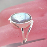 Bague Argent 'Eva' Labradorite