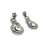 NOA [I1510] - Boucles Cr&eacute;ateur 'Sissi' blanc balta