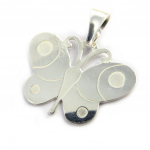 Les Tr&eacute;sors De Lily [M6709] - Pendentif Argent 'Papillon' argent&eacute; sidabras