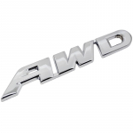 Modifikuotos raidės V6 V8 5.7 4WD AWD VXR VXL TXL Limited Metalinis automobilio lipdukas, tinkantis visiems automobiliams Silver-AWD