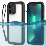 IP68 vandeniui atsparus telefono dėklas, skirtas iPhone 13 12 11 Pro Max plaukimo dangtelis, skirtas iPhone XS MAX XR 8 7 6 Plus smūgiams atsparus Coque Outdoor For 7Plus 8Plus black
