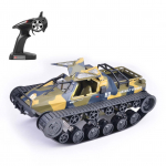 Įkraunamas RC tankinis automobilis, nuotolinio valdymo pultas, automobilis balta
