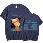 &bdquo;Deftones Around The Fur Tour Band&ldquo; koncertiniai mar&scaron;kinėliai &bdquo;Punk Hip Hop&ldquo; mar&scaron;kinėliai Gotikiniai retro dideli mar&scaron;kinėliai, skirti unisex gatvės aprangai M