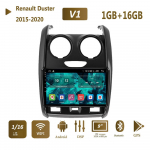Icreative DSP Android automobilinis radijas, skirtas Renault Duster 2015-2020, skirtas LADA Largus 2021 GPS navigacijai stereofoninis 2 dinų daugialypės terpės grotuvas 1+16 GB