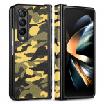 &bdquo;Samsung Galaxy Z Fold 4 3 Case&ldquo; prabangus spalvingas itin plonas odinis sulankstomas nuo kritimo smūgiams atsparaus apsauginio dangtelio priedai For Samsung Z Fold 4