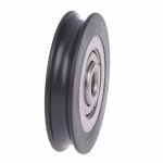 6 * 39 * 8 mm U griovelis vir&scaron; linijos rato guma apvyniotas plastikiniu nailoniniu guolių voleliu