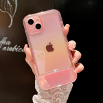 Aurora Lazerinis Stovas Laikiklis Telefono Dėklas iPhone 13 12 11 Pro Max Xs Max Xr X 13pro 11 Vaivoryk&scaron;tės Skaidrus Smūgiams Atsparus Bamperis Galinis Dangtelis For iPhone XR