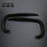 Car Styling Carbon fiber Front Fog Lamp Light Grille Lip Splitters Bumper Spoiler Sticker For Mercedes Benz GLB X247 juoda