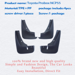 Skirta Toyota Probox NCP55 XP50 XP160 Purvasaugis Sparnas Purvasaugis Apsauginiai Purvasaugiai Automobilių priedai Purvasaugiai Priekiniai Galiniai juoda