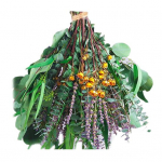 Džiovintos gėlės, atsparios UV spinduliams, ai&scaron;kus protas, tikrovi&scaron;ki daugiafunkciniai dirbtiniai obuoliai, lapai eukalipto stiebo, namų dekoras Sets