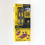 1/42 mastelio &bdquo;Ford Mustang GT 2018&ldquo; surinktos versijos super lenktyninis žaislinis automobilis vaikams, mažiems berniukams, mergaitėms, dovanų kolekcija 1/42-24x10.4x4.2cm geltona