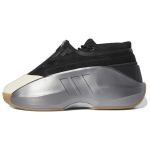 Adidas Crazy IIInfinity sidabriniai unisex sportbačiai Sidabriniai-metaliniai &scaron;erdis-juoda kreminė-balta IE7687 37⅓