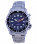 RATIO &bdquo;FreeDiver Helium Safe 1000M Blue Dial&ldquo; nerūdijančio plieno automatinis 1066KE26-33VA-BLU vyri&scaron;kas laikrodis mėlyna