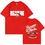Rebelde RBD 2023 Nauji Juodi Mar&scaron;kinėliai Juokingi Meksikos TV Serialo Grafiniai Mar&scaron;kinėliai Unisex WoUnisex 100% Medvilnės Dideli Mar&scaron;kinėliai Gatvės drabužiai L