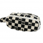 1 vnt. madingas studentų pie&scaron;tukų dėklas Klasikinis &scaron;achmatų lentos ra&scaron;tinės reikmenų pie&scaron;tukų krep&scaron;ys juodos baltos spalvos didelės talpos i&scaron;karpų laikymo krep&scaron;ys