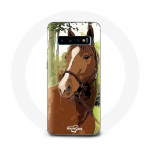 Coque pour Samsung Galaxy S10 Quarter Horse Marron Race de cheval