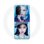 Coque pour Oppo A74 Blackpink Groupe K-pop Filles Jennie et Ros&eacute; Lovesick girls poster the album