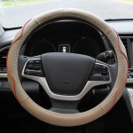 My Good Car Pu Leather Car Steering Wheel Protection Cover Steering Covers For Hyundai Elantra 2016-2018 car styling accessories khak red line black
