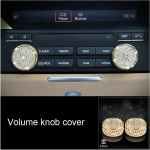 Car Styling Gold Steering Wheel Volume Ring Window button Trim for Porsche  Panamera Cayenne Macan Car Interior Accessories
