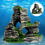 Akvariumo ornamentas Rockery Slepiasi Kalnų urvas Peizažas Dervos žuvų bako dekoras