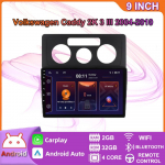 Skirta Volkswagen Caddy 2K 3 III 2004 - 2010 Carplay Android Automobilio Radijas GPS Navigacija 2din 4+64GB 2+32GB