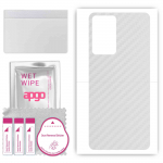 apgo Protective Skin Sticker for the back compatible with Oppo Reno7 SE 5G, Wrap Film, Foil, Vinyl - Pattern Transparent Carbon
