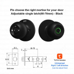 Daugiafunkcis &bdquo;Smart Lock&ldquo; elektroninis pir&scaron;tų atspaudų užraktas be rakto &bdquo;Bluetooth&ldquo; durų užraktas &bdquo;trys viename&ldquo;