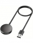 2024 m. naujas ne&scaron;iojamas laikrodžio belaidis įkroviklis, skirtas Samsung Galaxy 5 Pro 5/4/3 Active 2/1 Sport/S3 USB-A Laikrodžio magnetinis greitas įkrovimas juoda