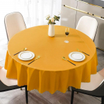 Paprasto verslo stiliaus vienspalė apvali staltiesė, stora, daugiaspalvė stalo danga, vandeniui atspari, atspari aliejui, plaunama, stalo užvalkalas 180cm round 1pcs