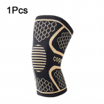 1 vnt. vario nailono apsauginis kelio įtvaras, palaikantis kompresines rankoves vyrams moterims, bėgiojimui, fitnesui, elastingas apvyniojamas įtvaras, kelio pagalvėlė S