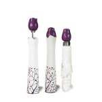 Parapluie en forme de vase avec rose Paraplui fleur rouge