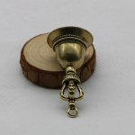 Žalvarinis rankų darbo liejamas vėjo varpas Tibeto bronzos varpas 5*2*2cm