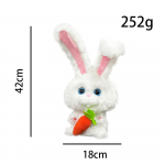 Sniego gniūžtės triu&scaron;is Slaptas augintinių gyvenimas pliu&scaron;inis žaislas 42cm