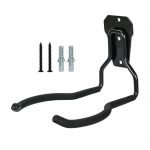 Elektrinių įrankių kabykla Garažo sieniniai kabliukai rūdims atspari PVC danga Lengvas montavimas Tvirtas apkrovas 1pc juoda