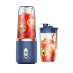 400 ml ne&scaron;iojama elektrinė sulčiaspaudė 6 peilių vaisių sulčių puodelis USB įkraunama automatinė maža sulčiaspaudė Pochlebučių mai&scaron;ytuvo ma&scaron;ina virtuvės kombainas