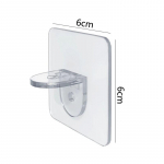 10 vnt. lipni laikikliai sieniniai pakabos kabliukai lentynos atraminiai pertvaros laikikliai atraminiai stovai 10pcs