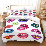 Poros patalynės komplektas, meilės antklodės užvalkalas, pagalvės užvalkalas 2/3 vnt., labai didelė lova, viengulė dvigulė lova, namų tekstilės dovana Baby 100x135cm