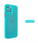&Scaron;ilumą i&scaron;sklaidantis kvėpuojantis au&scaron;inimo dėklas, skirtas iPhone 16 15 14 13 12 11 Pro Max XR XS Max X 7 8P 6s 14 15 Plus mink&scaron;tas silikoninis smūgiams atsparus buferio dangtelis iPhone 16 mėlyna