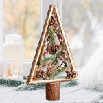 Christmas Decoration Artificial Xmas Tree Miniature Set up Scene Props for Kitchen