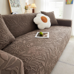 1 vnt Camellia Jacquard elastingas sofos užvalkalas, neslystantis sofos užvalkalas, sofos užvalkalas Four Seasons universalus baldų apsauginis dekoras 1 Seater