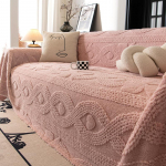 Funda Sofa Svetainės Žakardinis Storas &Scaron;iltas Sofos Kilimėlis Rudeninis Žiemos &Scaron;erpa Stovyklavietė Piknikas Sofos Užvalkalas 180x90cm