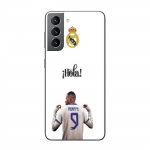 Coque Maniacase pour Samsung Galaxy S21fe 5g Kylian Mbappe Real Madrid 9 Hola