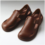 Fashion Summer Men's Shoes Flat Full Real Leather Sandal Cowhide Black Casual Old-fashioned Retro Outdoor Men's Sandals Old Man 39 &scaron;viesiai ruda spalva
