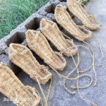 Mada Prabanga naujos rankų darbo pintos žolės sandalai vyrams vasarai retro sandalai moterims rotango žolės kasdieniai patogūs sandalai 25 geltona